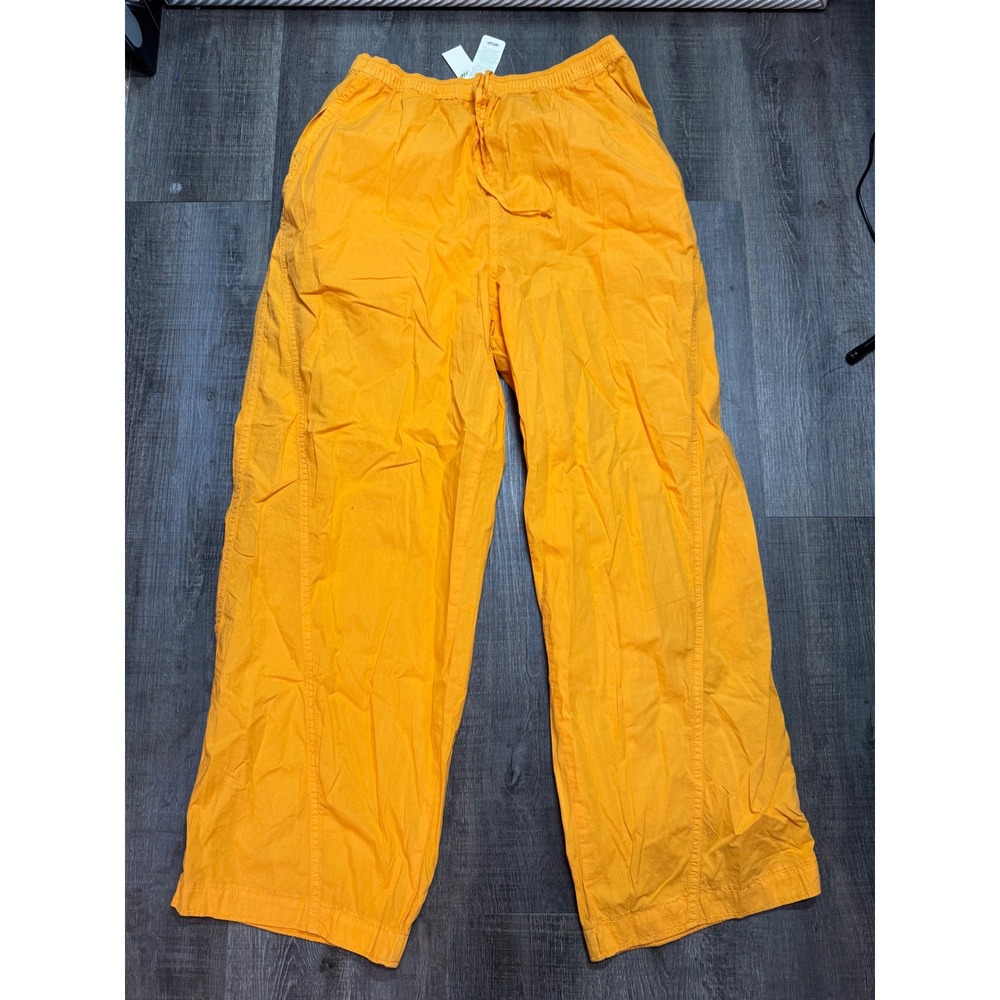 Aerie Orange Wide Leg Lounge Pants Drawstring Waist NWT Small Regular 0493-8287